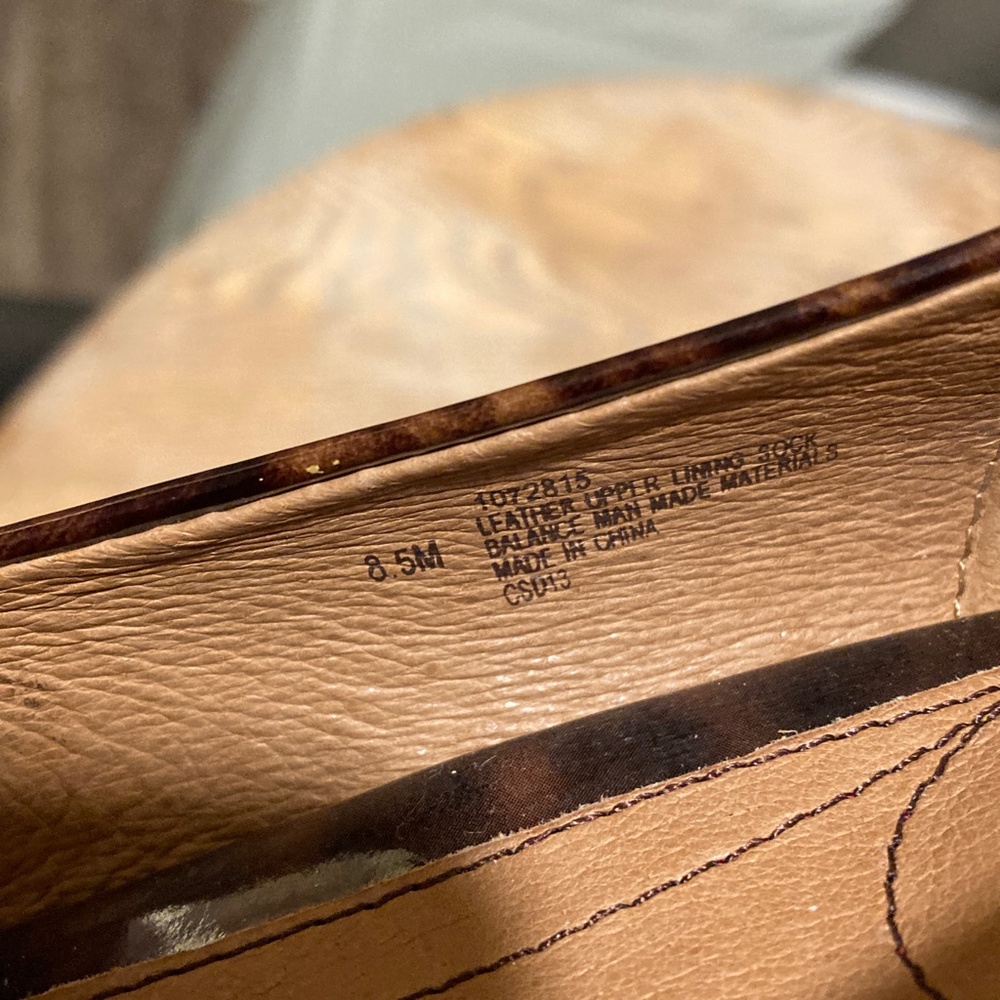 Sofft Brown Patent Leopard Print Pointed Toe Wedg… - image 5